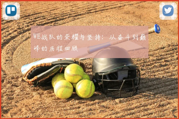 WE战队的荣耀与坚持：从奋斗到巅峰的历程回顾
