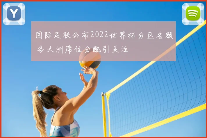 国际足联公布2022世界杯分区名额 各大洲席位分配引关注